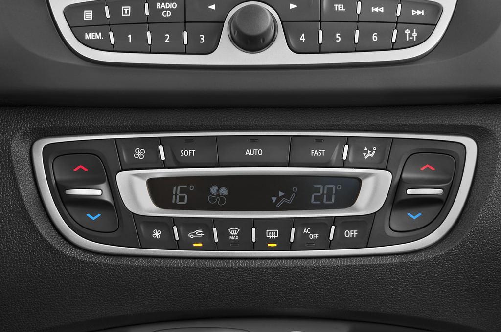 Renault Scenic (Baujahr 2010) Dynamique 5 Türen Temperatur und Klimaanlage