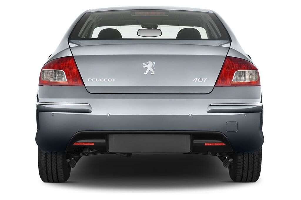 Peugeot 407 (Baujahr 2010) - 4 Türen Heckansicht