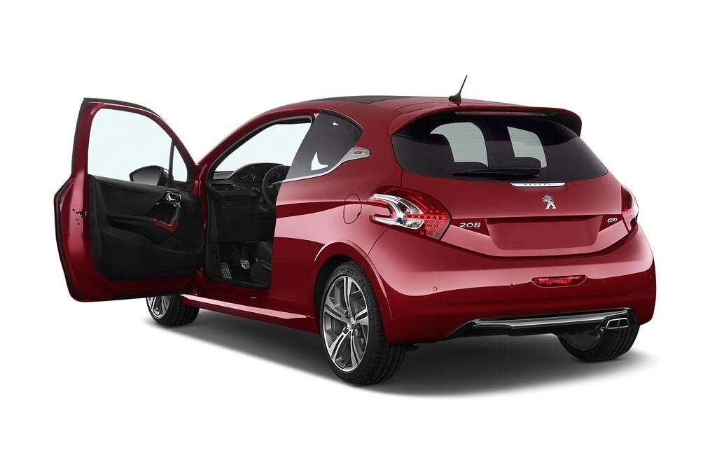 Peugeot 208 (Baujahr 2014) GTI 3 Türen Tür geöffnet