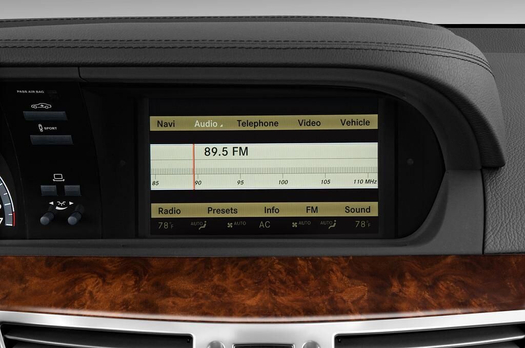 Mercedes S-Class (Baujahr 2011) Hybrid 4 Türen Radio und Infotainmentsystem