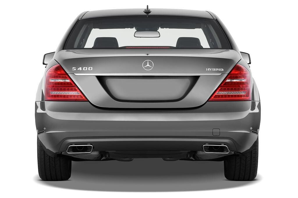 Mercedes S-Class (Baujahr 2011) Hybrid 4 Türen Heckansicht