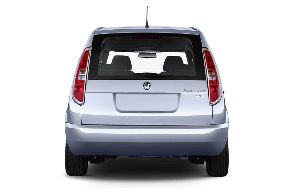 Skoda Roomster (Baujahr 2013) Active 5 Türen Heckansicht