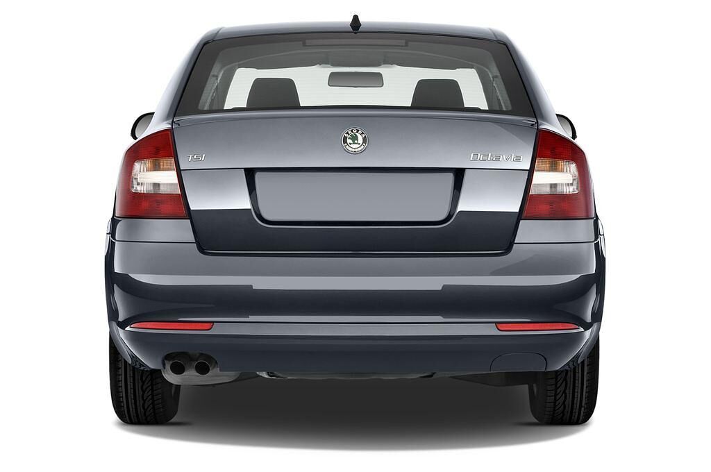 Skoda Octavia (Baujahr 2009) Classic 4 Türen Heckansicht