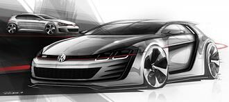 VW Golf Vision GTI Rennsport-Studie - Schärfer als der Golf GTI