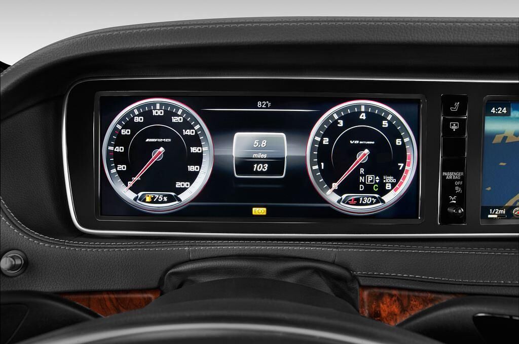 Mercedes S-Class (Baujahr 2014) Amg AT 4 Türen Tacho und Fahrerinstrumente