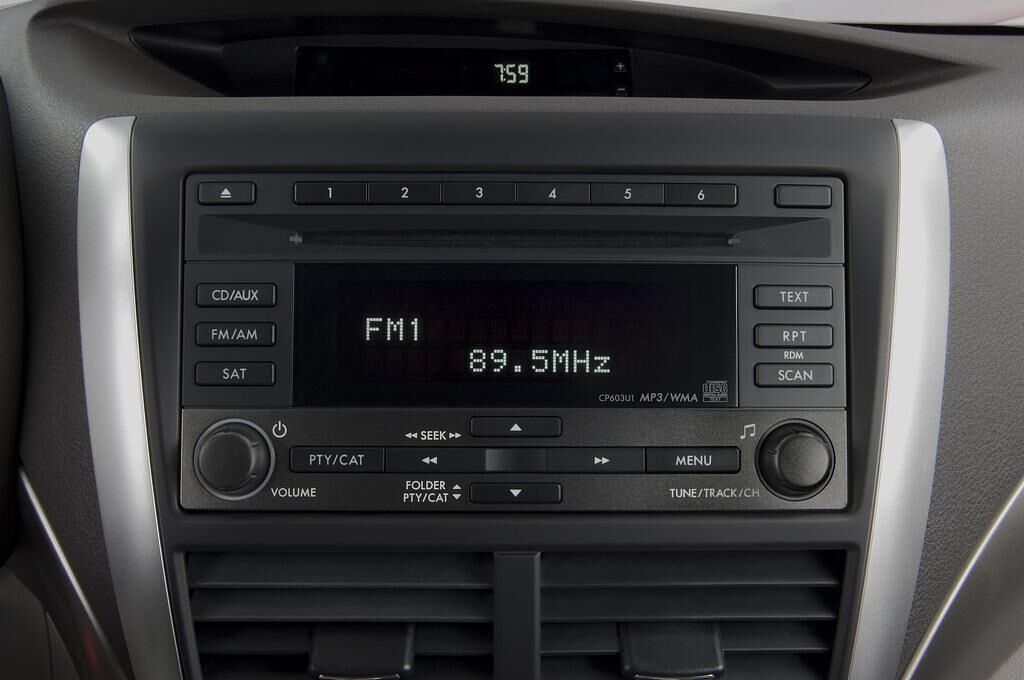 Subaru Forester (Baujahr 2010) - 5 Türen Radio und Infotainmentsystem