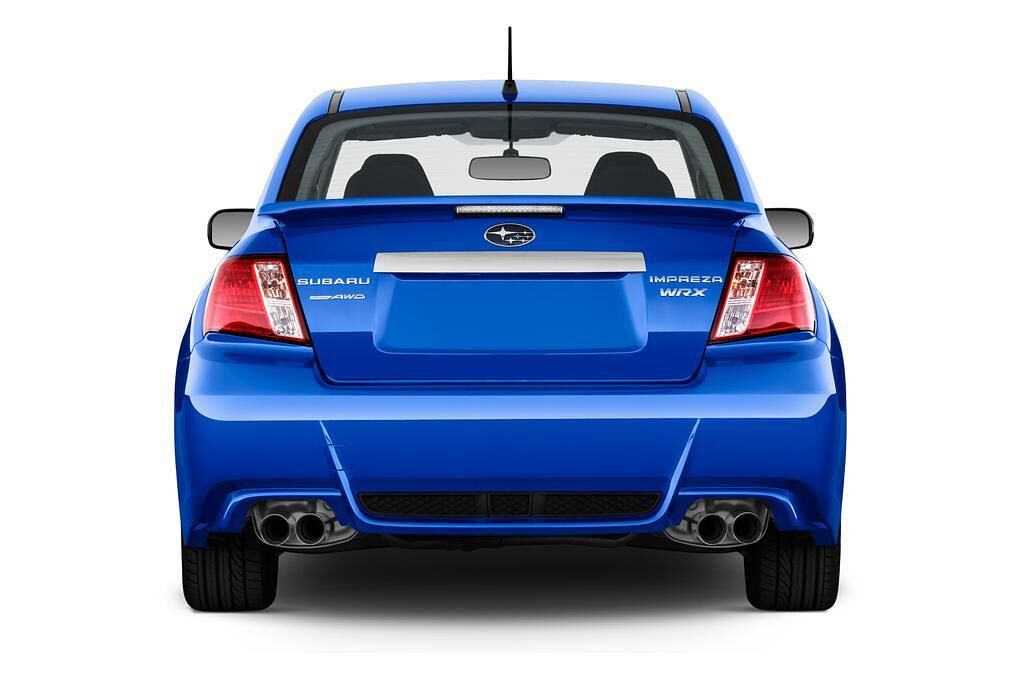 Subaru Impreza (Baujahr 2011) WRX STI 4 Türen Heckansicht
