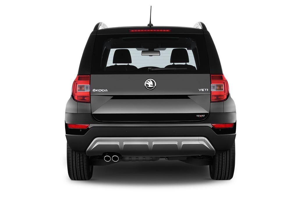 Skoda Yeti (Baujahr 2015) Laurin & Klement Outdoor 5 Türen Heckansicht