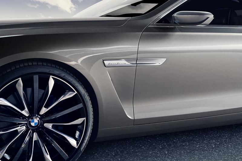 Das BMW Gran Lusso Coupé steht auf mächtigen 21-Zoll-Rädern