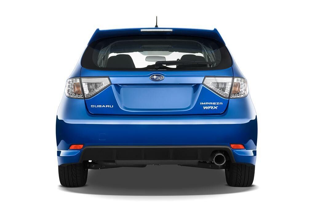 Subaru Impreza (Baujahr 2010) WRX STI 5 Türen Heckansicht