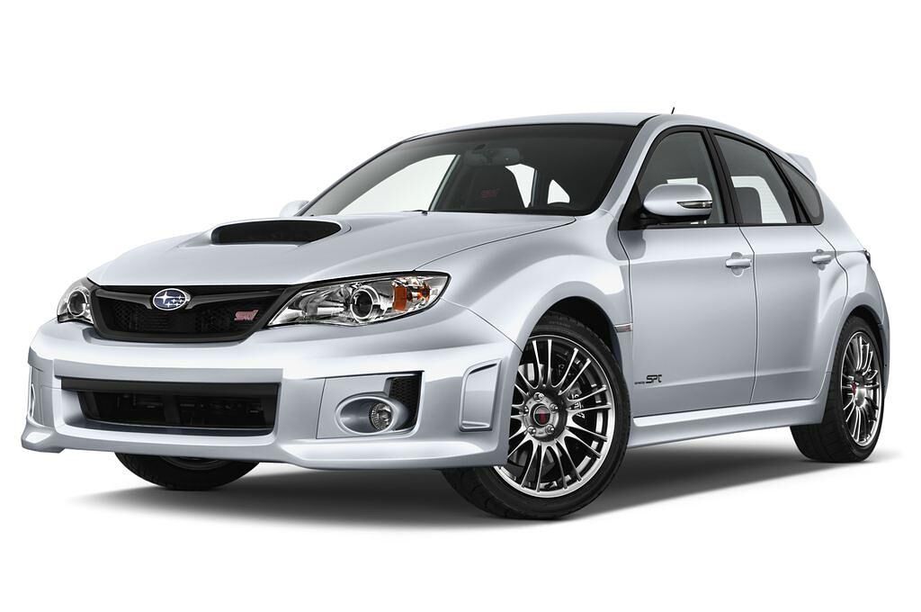 Subaru WRX STI (Baujahr 2012) Sport 5 Türen seitlich vorne mit Felge