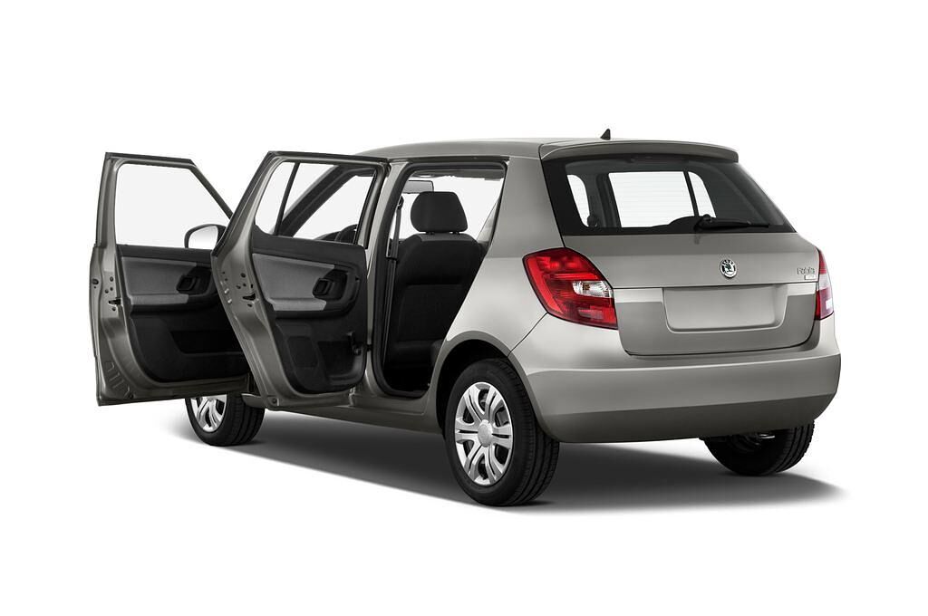 Skoda Fabia (Baujahr 2012) Classic 5 Türen Tür geöffnet