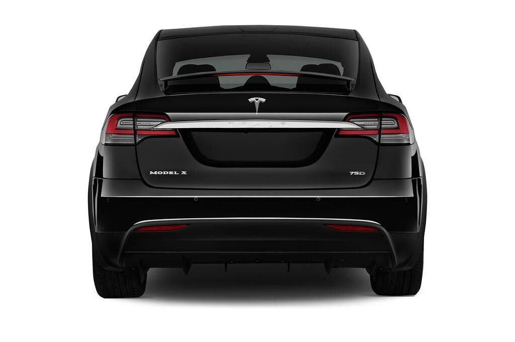 Tesla Model X (Baujahr 2017) 75D 5 Türen Heckansicht