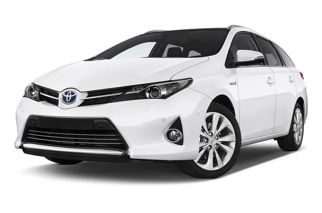 Toyota Auris Hybrid Touring Sports (Baujahr 2014) Executive 5 Türen seitlich vorne mit Felge