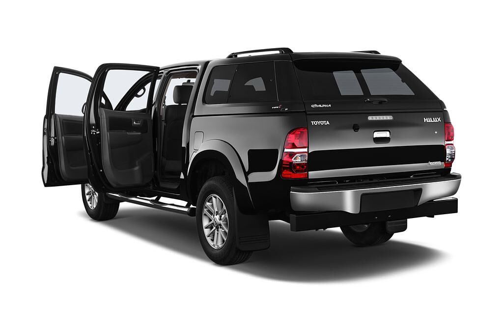 Toyota Hilux (Baujahr 2012) Executive 4 Türen Tür geöffnet