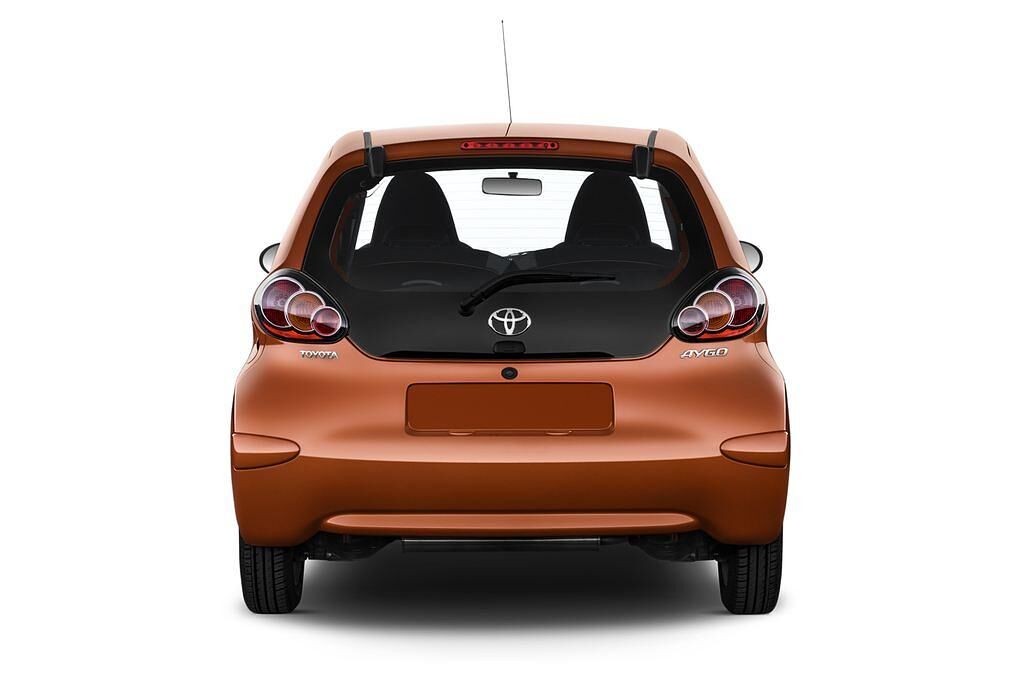 Toyota Aygo (Baujahr 2012) Connect Style 5 Türen Heckansicht