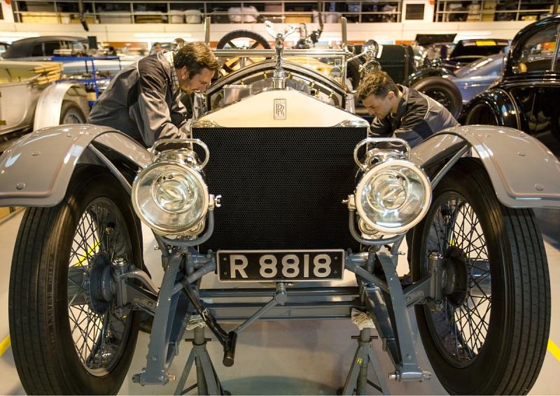 Die Autos wurden sorgfältig präpariert