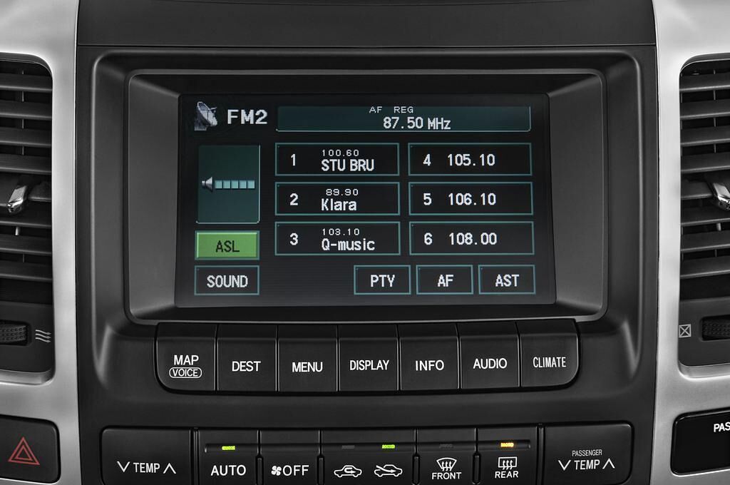 Toyota Landcruiser (Baujahr 2010) Life 5 Türen Radio und Infotainmentsystem