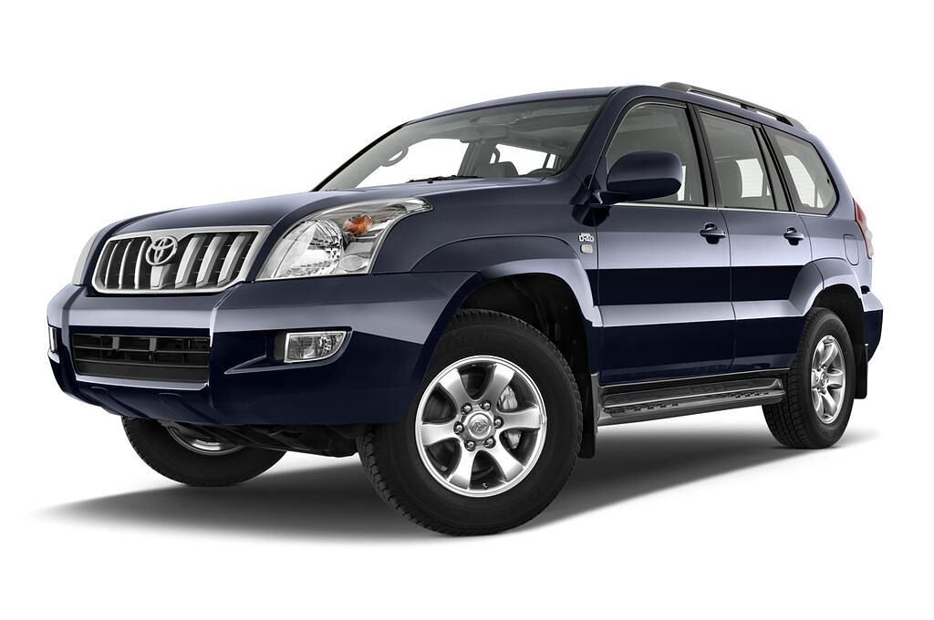 Toyota Landcruiser (Baujahr 2010) Life 5 Türen seitlich vorne mit Felge