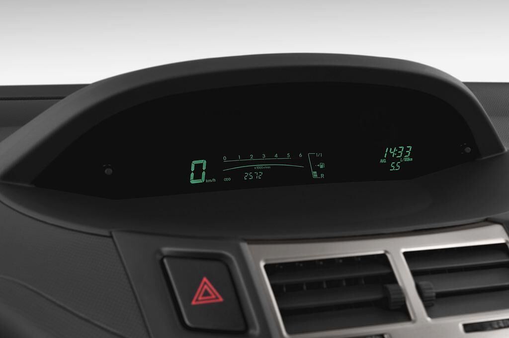 Toyota Yaris (Baujahr 2010) Cool 3 Türen Tacho und Fahrerinstrumente