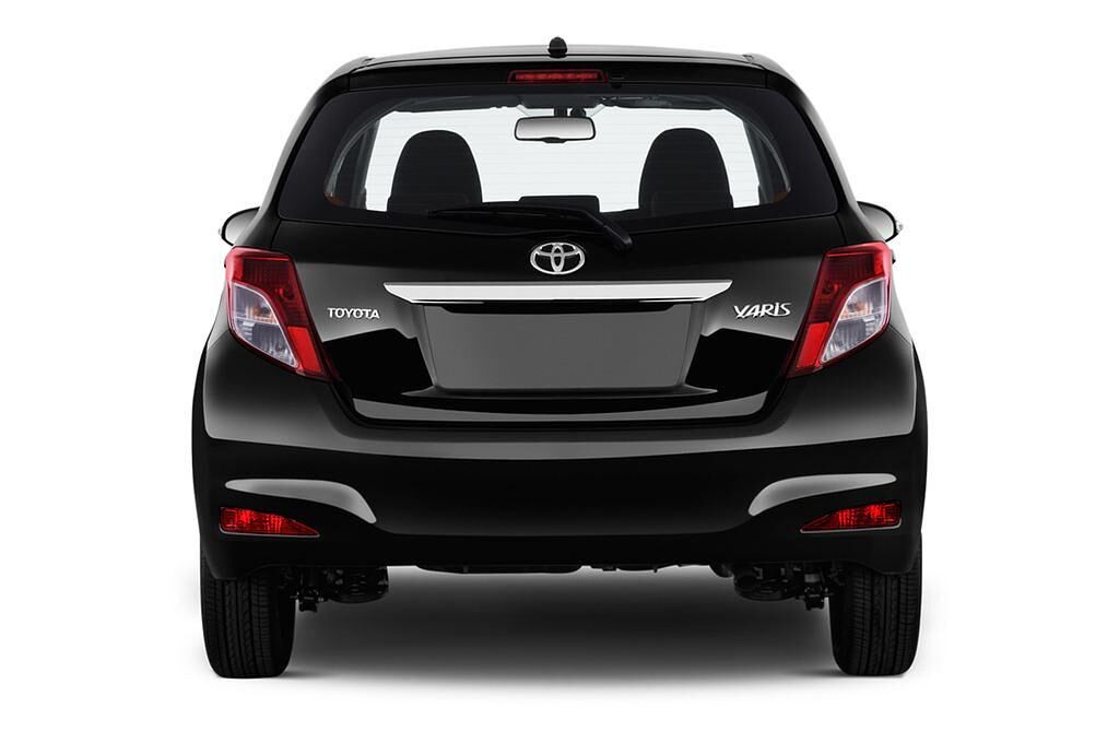 Toyota Yaris (Baujahr 2011) Life 5 Türen Heckansicht