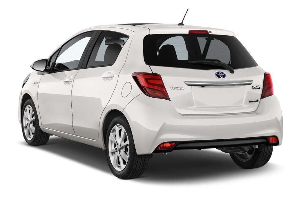 Toyota Yaris Hybride (Baujahr 2014) Comfort 5 Türen seitlich hinten