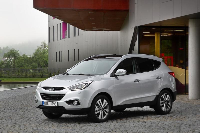Der ix35 war der erste Hyundai mit dem europäisch geprägten \"fluidic sculptur\"-Design