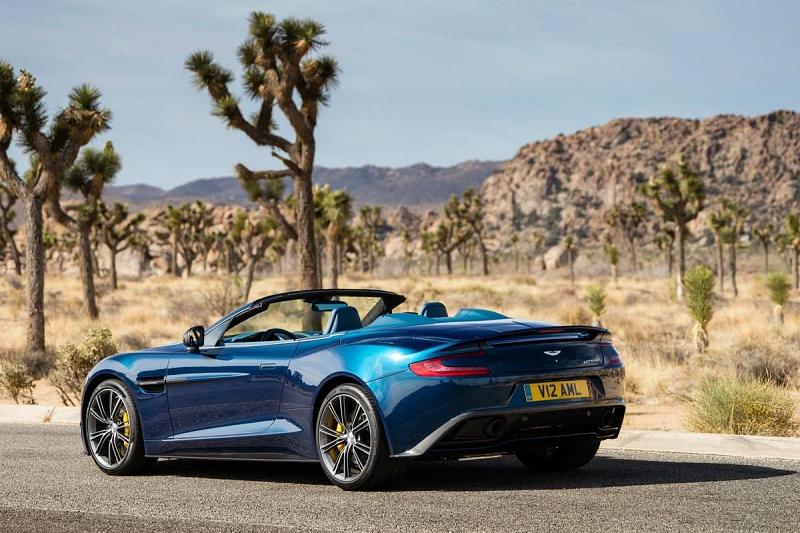 Er ist das schnellste Cabrio von Aston Martin.