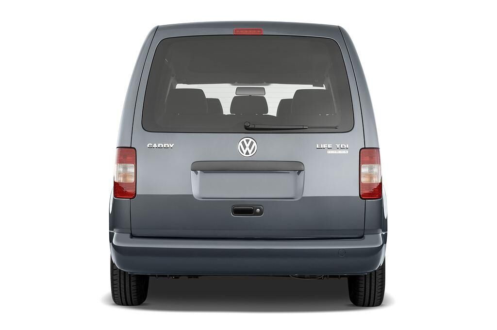 Volkswagen Caddy Life (Baujahr 2009) TDI 5 Türen Heckansicht
