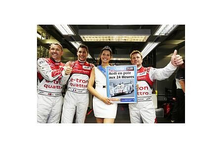 Audi in Le Mans geschlossen an der Spitze