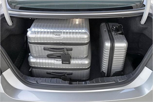 Der Kofferraum fasst 520 Liter