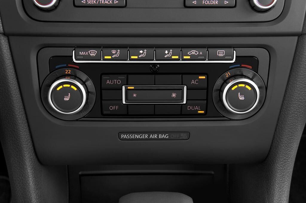 Volkswagen Golf (Baujahr 2010) Highline 5 Türen Temperatur und Klimaanlage