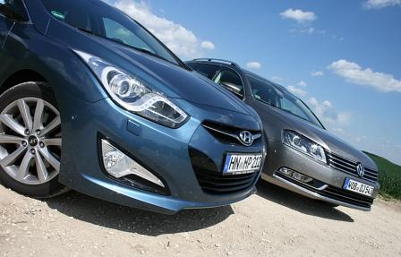 Vergleich VW Passat Variant vs. Hyundai i40cw