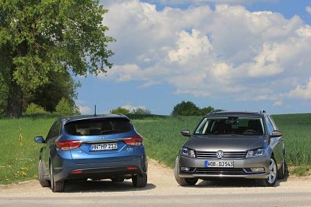 Vergleich VW Passat Variant vs. Hyundai i40cw