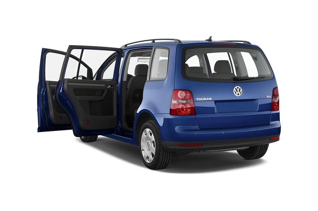 Volkswagen Touran (Baujahr 2009) Trendline 5 Türen Tür geöffnet