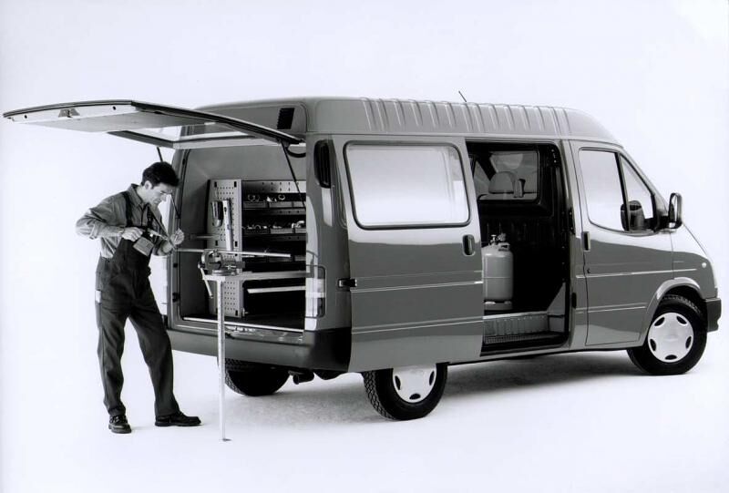 Die dritte Generation des Ford-Transit war bei Handwerkern beliebt.