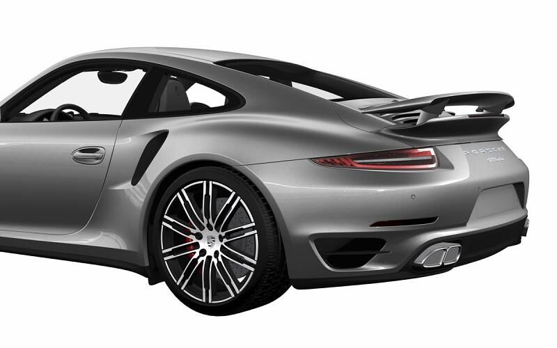 Porsche 911 Turbo Heckflügel: Performance-Stellung