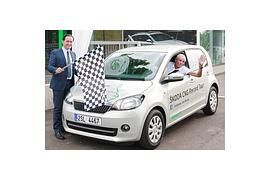 SKODA Citigo CNG: Auf Rekordfahrt durch Europa