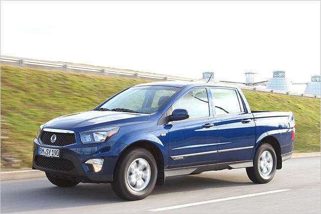 Der neue SsangYong Actyon Sports wirkt wesentlich dynamischer als sein Vorgänger