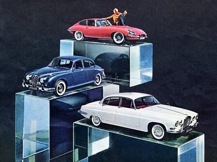Jaguar-Werbung aus den 60er Jahren