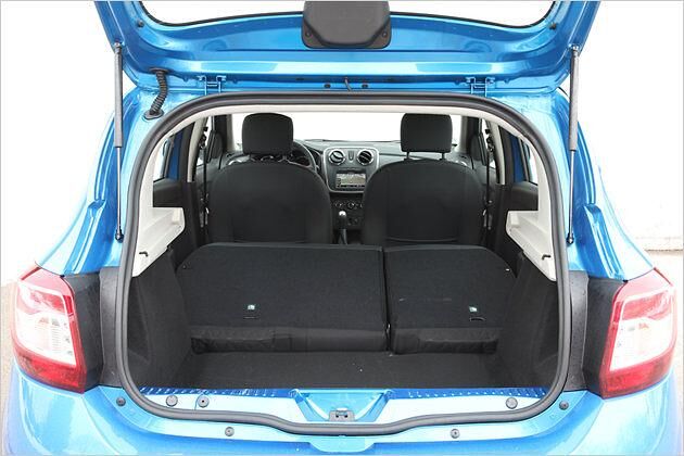 Bis zu 1.200 Liter Gepäck passen in den Sandero Stepway hinein