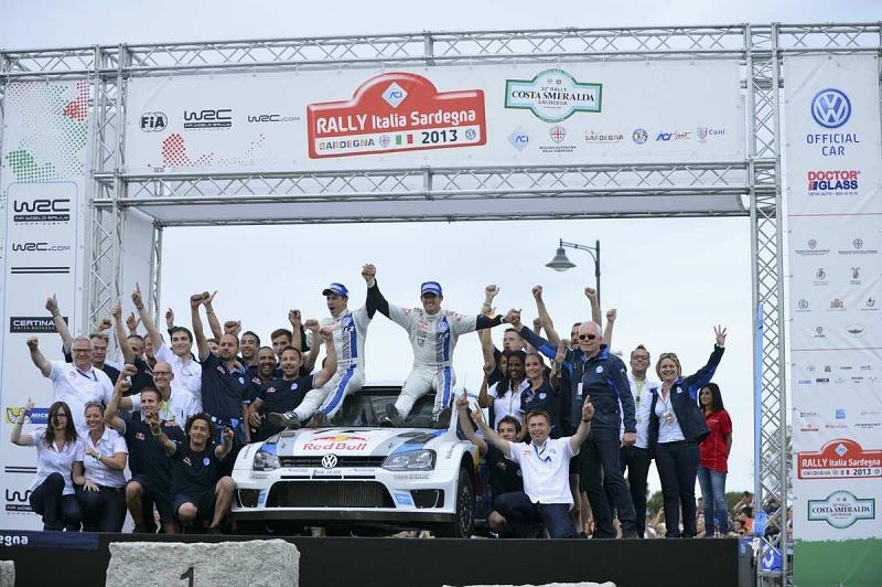 Sieger der Rally Italia: VW.