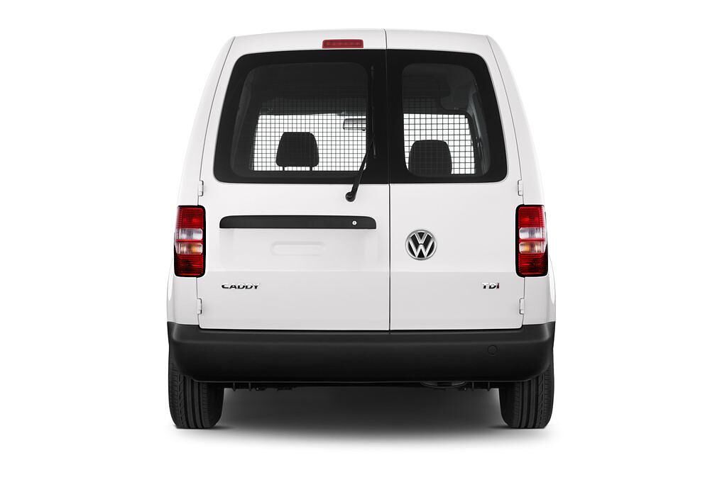 Volkswagen Caddy (Baujahr 2015) 1,6-L-Tdi 75Kw 4 Türen Heckansicht