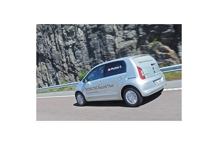 Für 90,07 Euro durch Europa: Rekordtour des Skoda Citigo CNG erfolgreich in Stockholm beendet