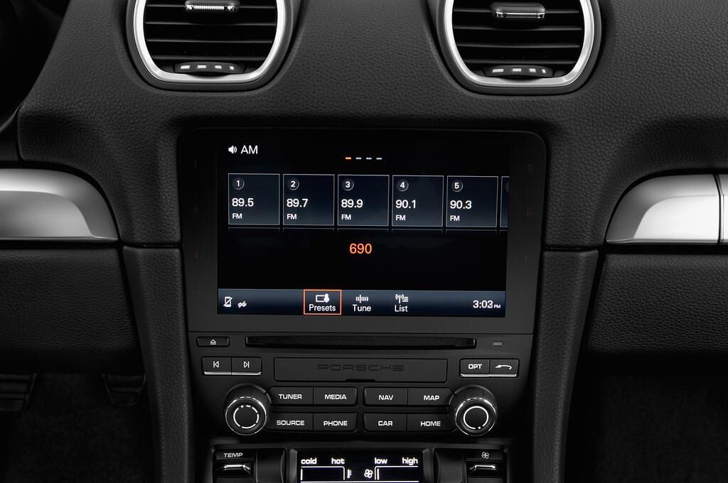 Porsche 718 Cayman (Baujahr 2017) - 3 Türen Radio und Infotainmentsystem