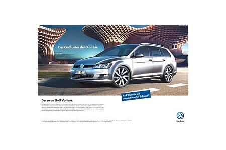 Der neue Golf Variant fordert zum Duell: Start der neuen Volkswagen Kampagne