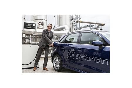Audi A3 Sportback g-tron fährt mit selbst produziertem e-gas