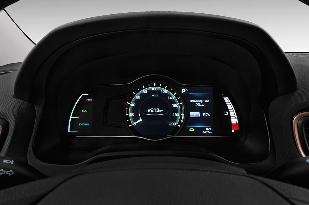 Hyundai Ioniq Electrique (Baujahr 2017) Premium 5 Türen Tacho und Fahrerinstrumente