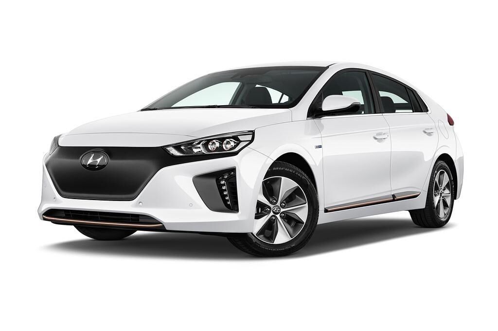 Hyundai Ioniq Electrique (Baujahr 2017) Premium 5 Türen seitlich vorne mit Felge