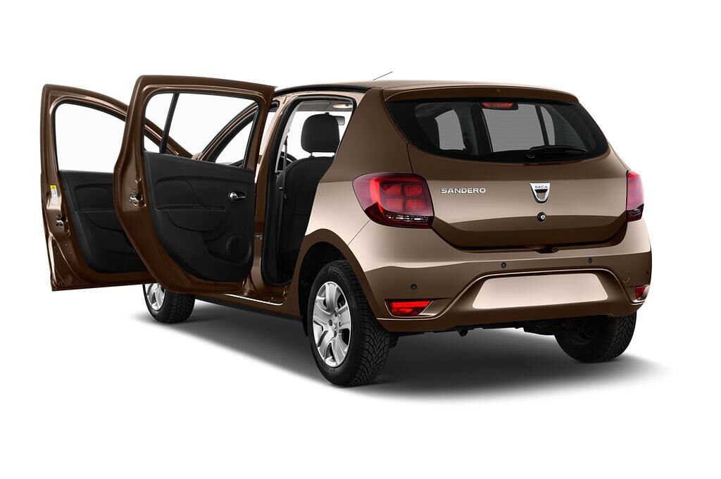Dacia Sandero (Baujahr 2017) Laureate 5 Türen Tür geöffnet